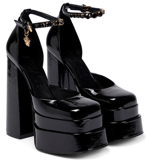 shoes medusa versace|Versace Medusa aevitas pumps.